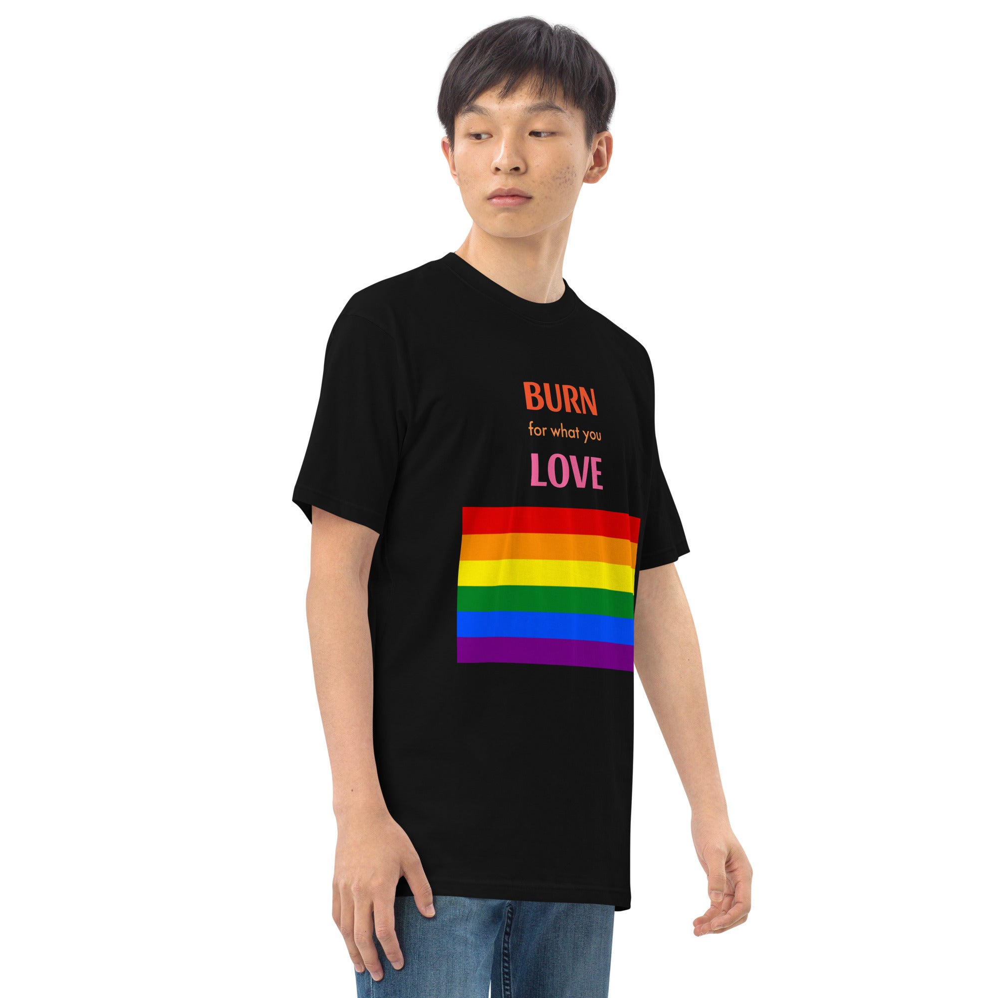Burn for What You Love heavyweight tee