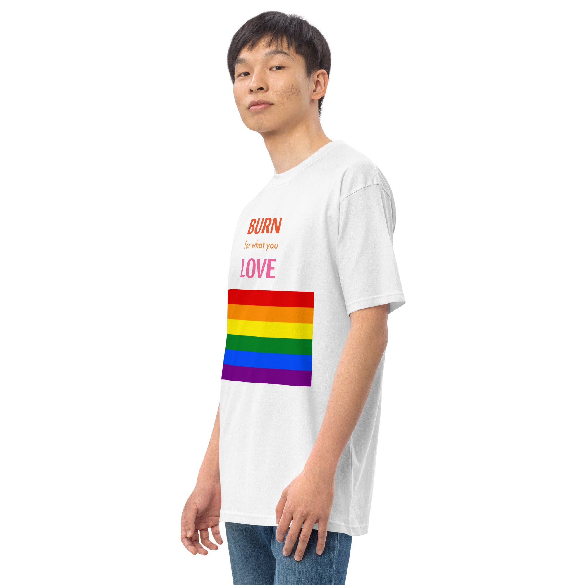 Burn for What You Love heavyweight tee