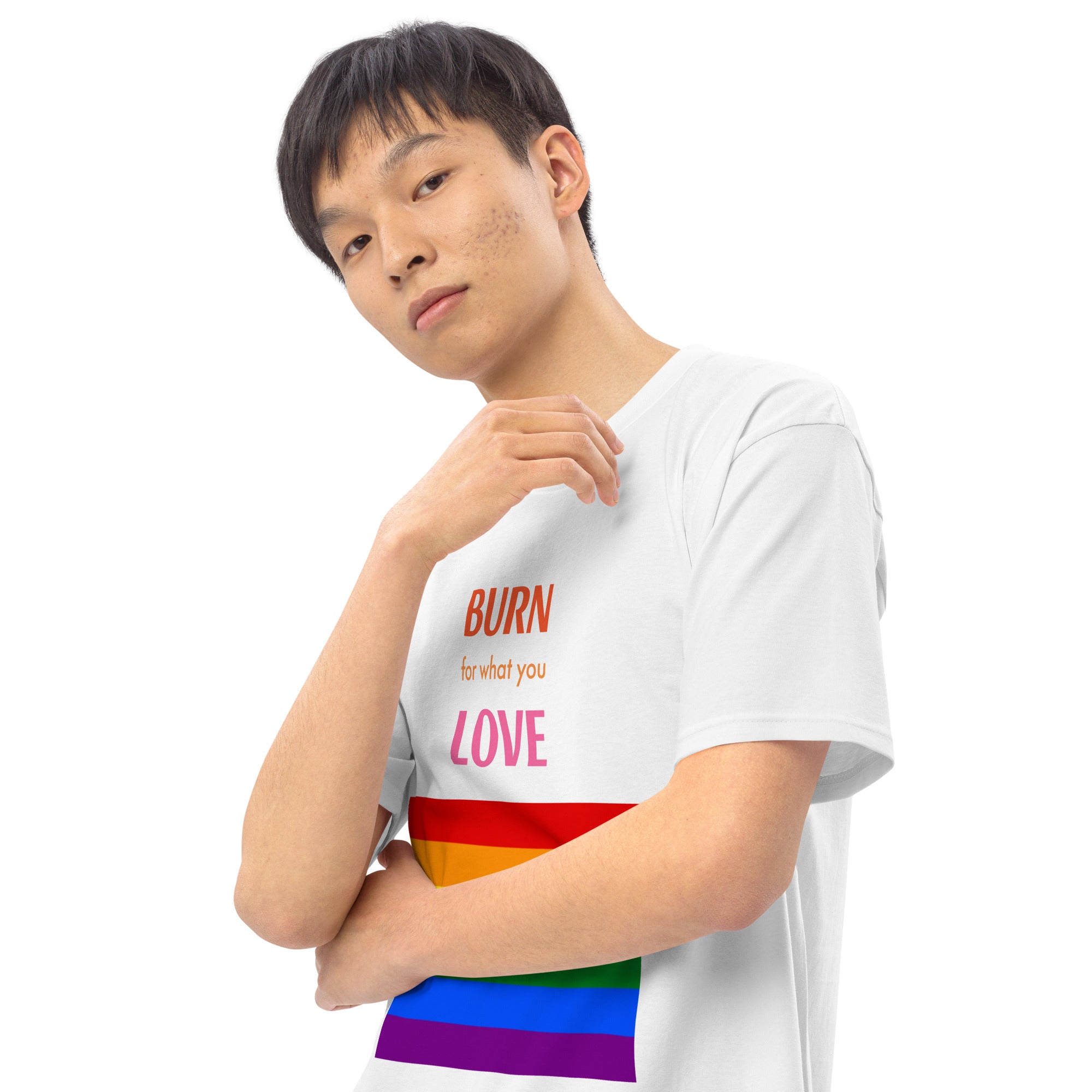 Burn for What You Love heavyweight tee