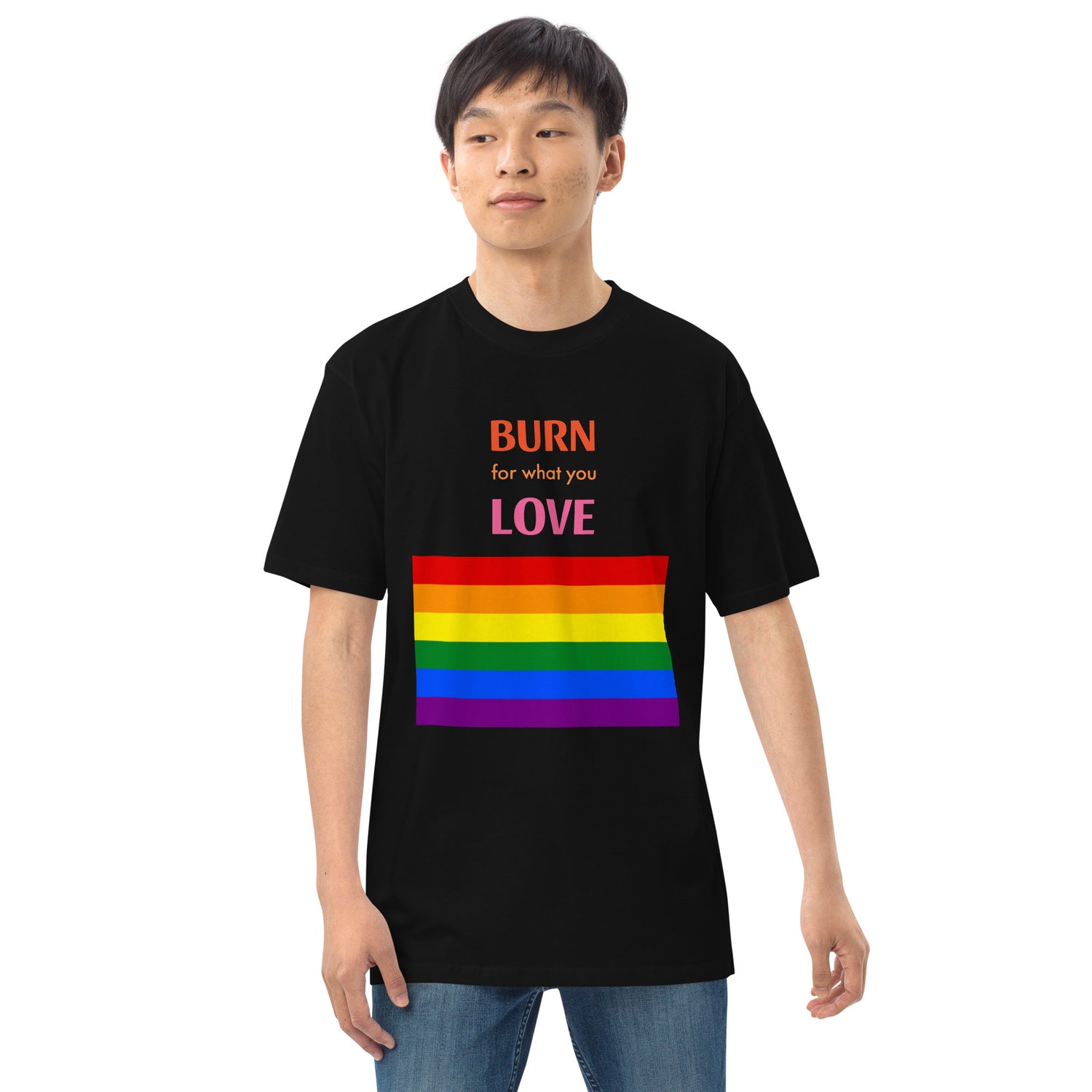 Burn for What You Love heavyweight tee