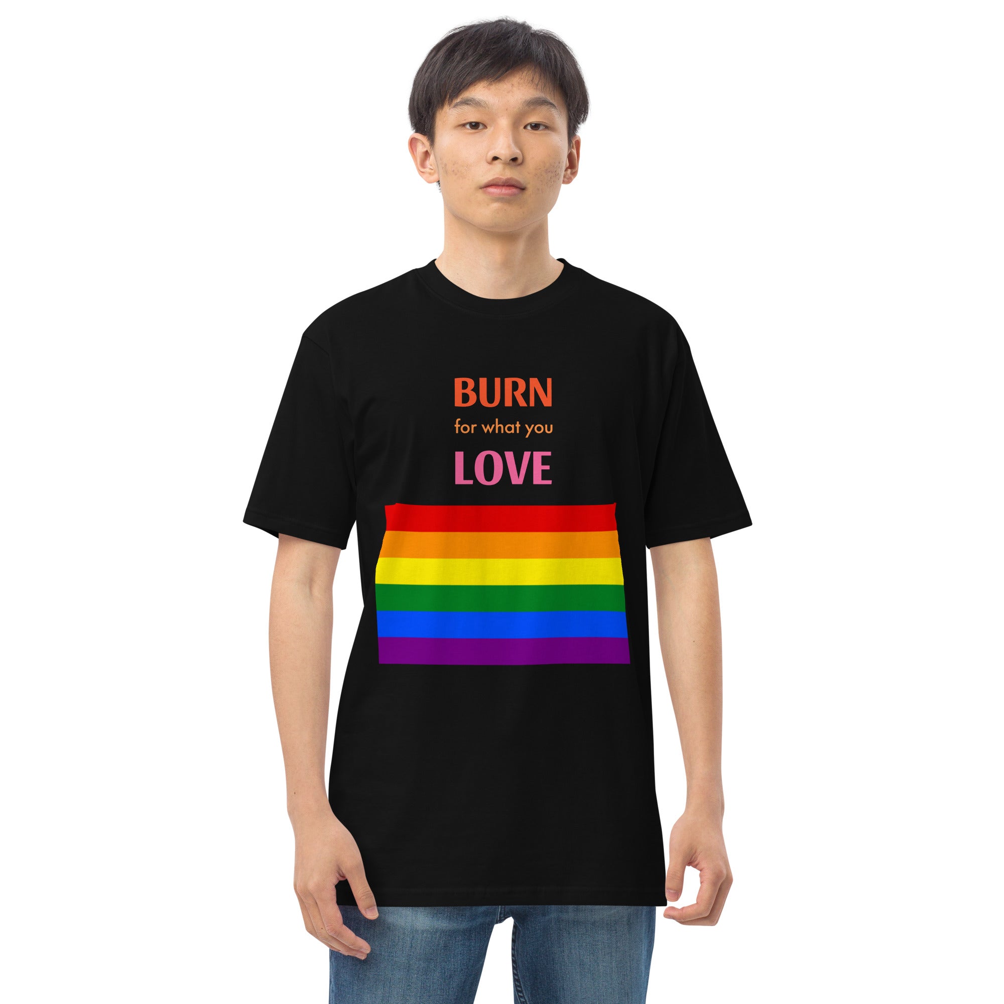 Burn for What You Love heavyweight tee
