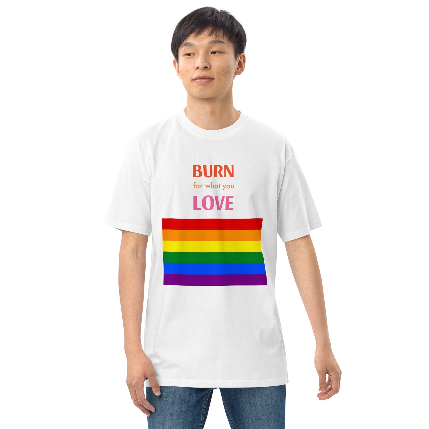 Burn for What You Love heavyweight tee