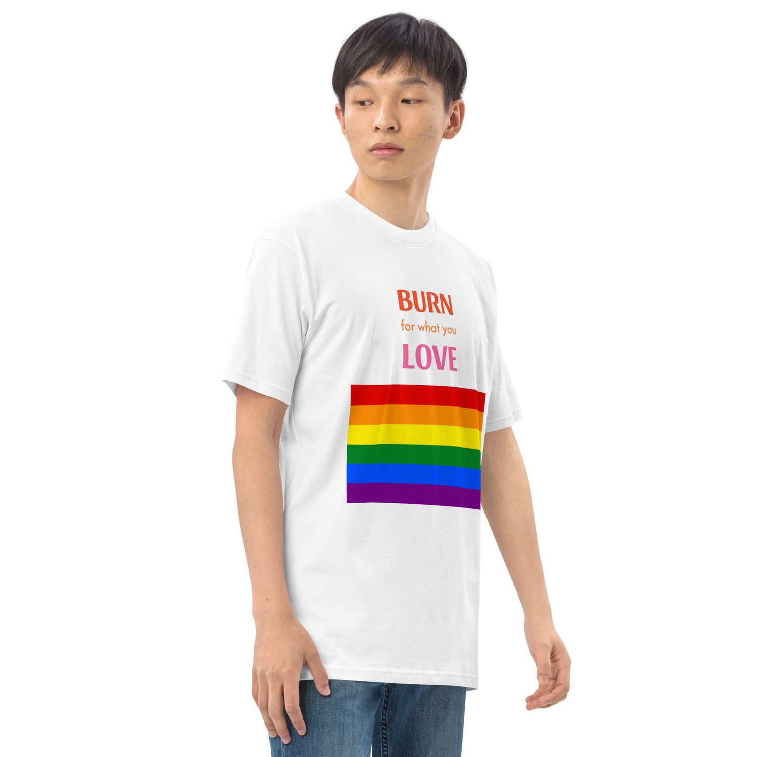 Burn for What You Love heavyweight tee