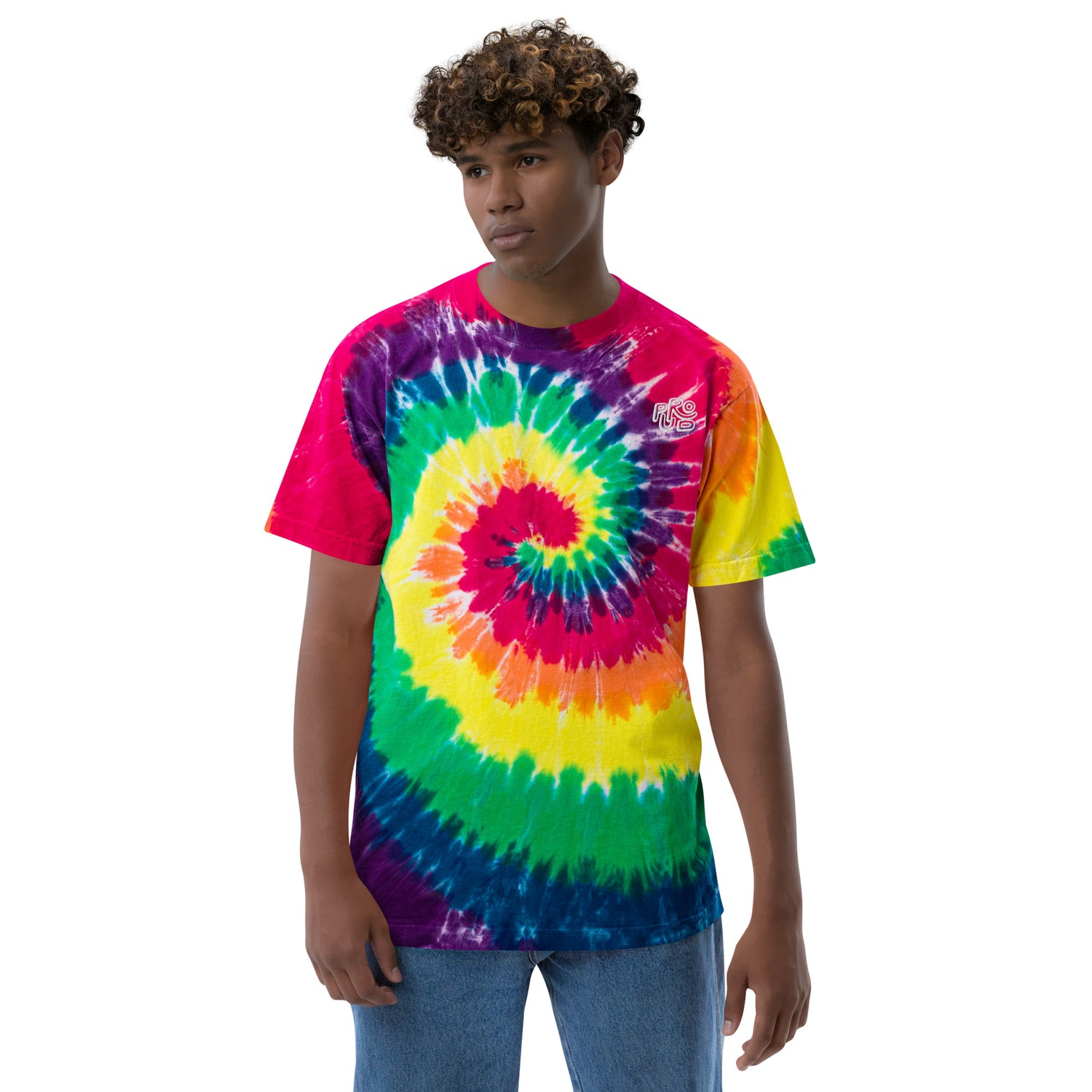 Pride Flag  tie-dye t-shirt