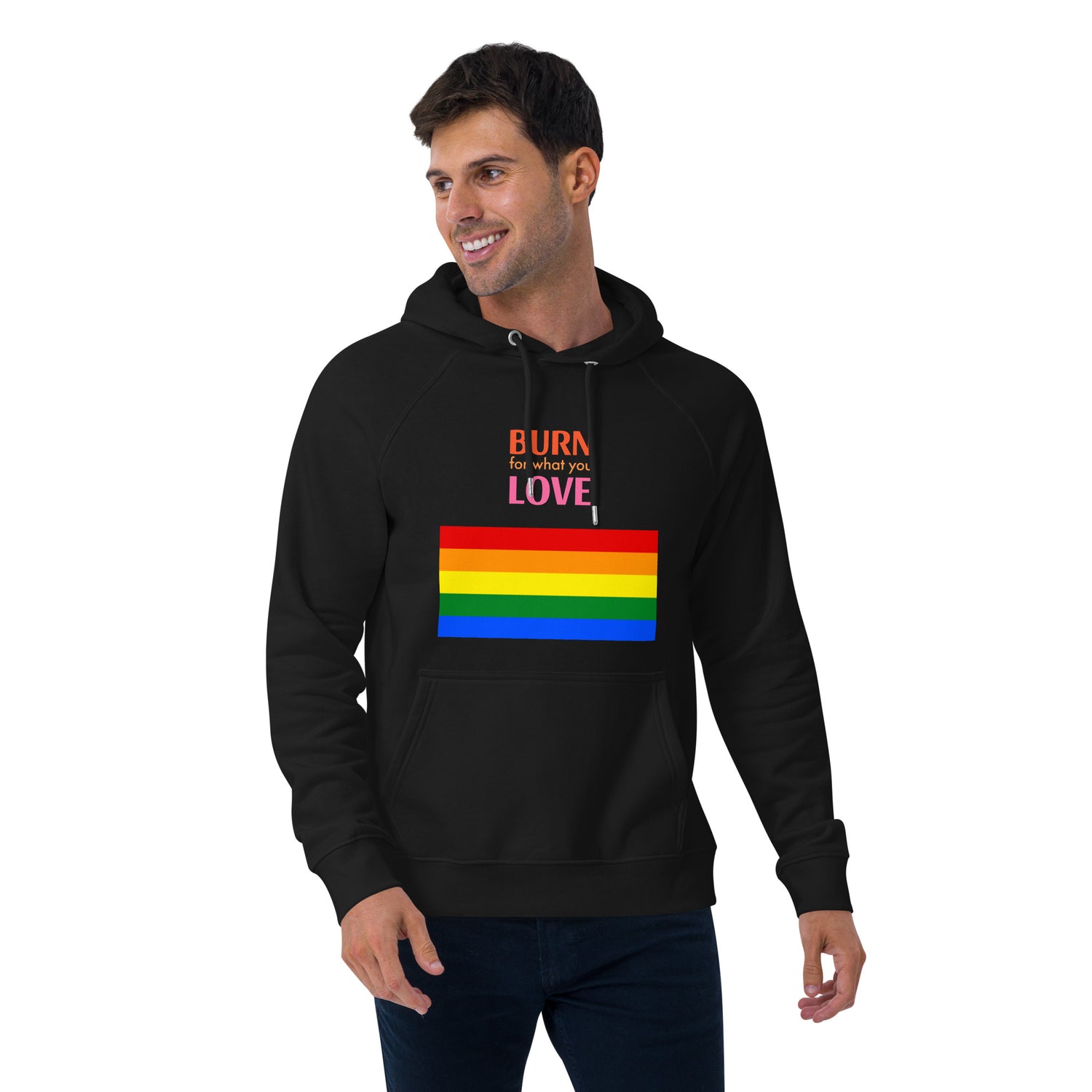 Unisex eco raglan hoodie