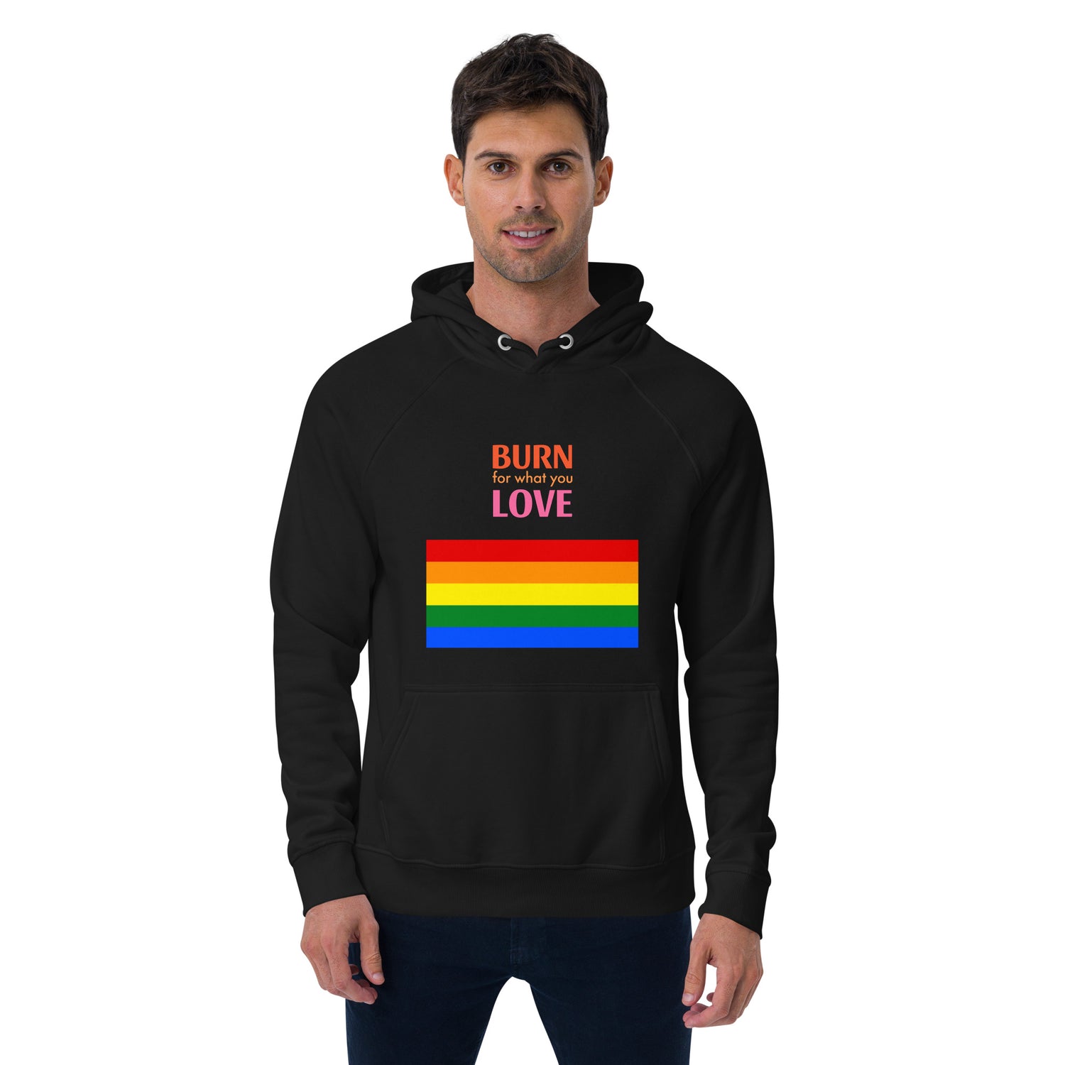 Unisex eco raglan hoodie